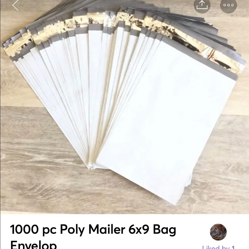 1000 Pc Poly Mailer 6x9 Bag Envelop